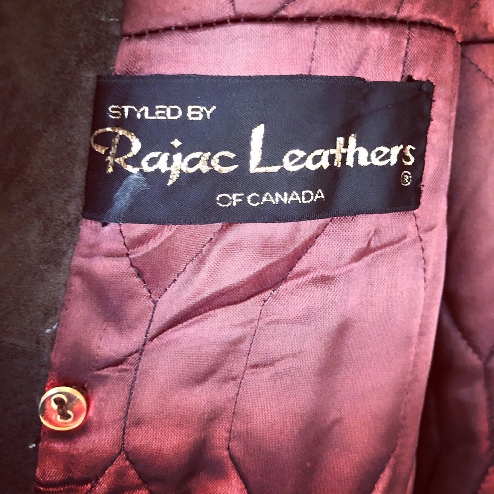 Vintage 70s Penny Lane Real Suede and Fur Coat by Rajac Leathers Canada - Picture 6 of 9